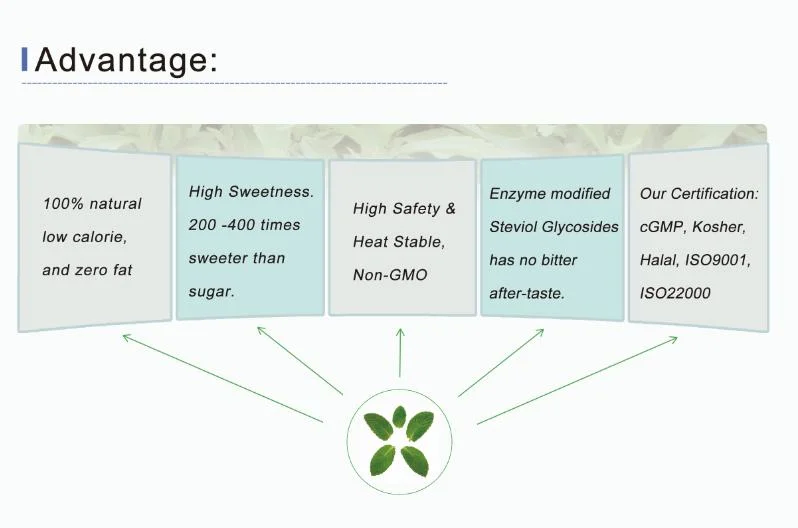 Narural Sweetener Steviosides 97% Ra40% Stevia Rebaudiana Extract