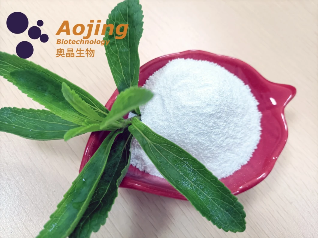 Stevia Powder Rebaudioside Low Calorie Stevia Extract Supplied by Aojing Biological Factory Ra80